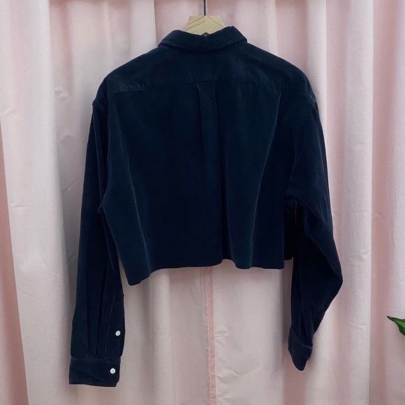 🏷SOLD🏷Vintage Corduroy Cropped Shirt Jacket - Picture 12 of 15